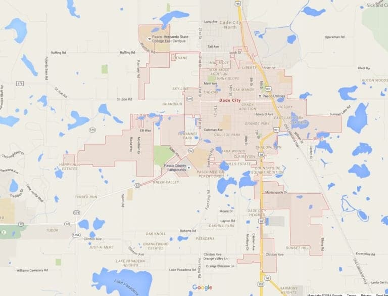 Dade City Homes For Sale Map Search