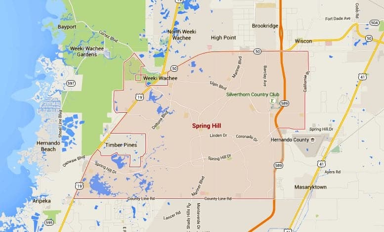 Spring Hill Fl To Tampa Fl