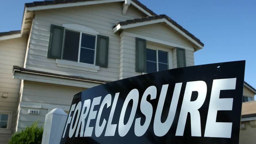 Foreclosed homes drop to 12-year low