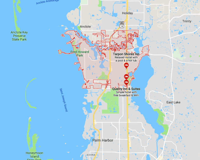 Tarpon Springs, FL Homes For Sale Map Search
