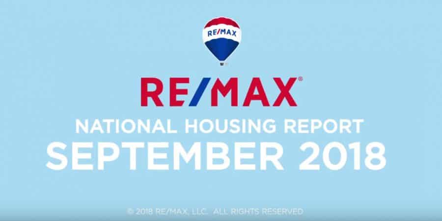 REMAX National Housing Report September