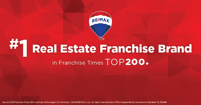 RE/MAX is No. 1 Real Estate Franchise Brand