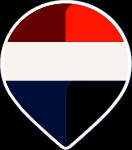 Red, white, and blue house-shaped logo representing Tampa home sales and real estate services.